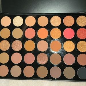 Morphe Neutrals Palette lightly swatched
